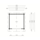 Fjordholz Garden Shed Model Lexi 44 D Premium