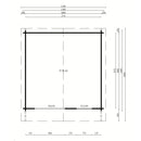 Fjordholz Garden Shed Model Lexi 44 J Premium