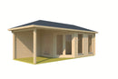 Fjordholz Gartenhaus Modell Lisa 44 F Modern