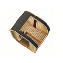 Fjordholz Barrel Combi-Sauna Model Luxe Micro Combi