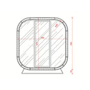 Fjordholz Barrel Sauna Model Luxe-2 Premium Black Edition