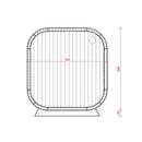 Fjordholz Barrel Sauna Model Luxe-2 Premium Black Edition