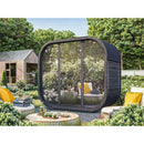 Fjordholz Barrel Sauna Model Luxe-2 Premium Black Edition