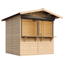 Timbela Verkaufsstand aus Holz M149Z – 205 x 199 cm – 4 m2 – Bild 3