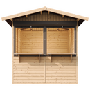 Timbela Verkaufsstand aus Holz M149Z – 205 x 199 cm – 4 m2 – Bild 4