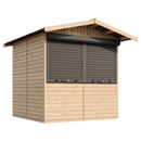 Timbela Verkaufsstand aus Holz M149Z – 205 x 199 cm – 4 m2 – Bild 2