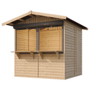 Timbela Verkaufsstand aus Holz M149Z – 205 x 199 cm – 4 m2 – Bild 5