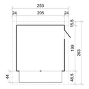 Timbela Verkaufsstand aus Holz M149Z – 205 x 199 cm – 4 m2 – Bild 7