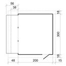 Timbela Verkaufsstand aus Holz M150AZ – 303 x 199 cm – 6 m2 – Bild 8