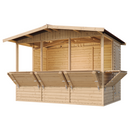 Timbela Verkaufsstand aus Holz M150B – 303 x 199 cm – 6 m2 – Bild 4