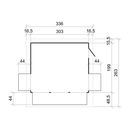 Timbela Verkaufsstand aus Holz M150BZ – 303 x 199 cm – 6 m2 – Bild 8