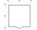 Timbela Gartenhaus Holz M330 – 401 x 395 cm – 16 m2 – Bild 5
