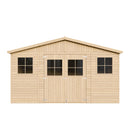 Timbela Holzschuppen M331 – 401 x 297 cm – 12 m2 – Bild 1