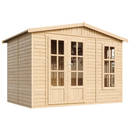 Timbela Freizeit-Gartenhaus M334FB – 303 x 199 cm – 6 m2 – Bild 2