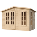 Timbela Freizeit-Gartenhaus M334FB – 303 x 199 cm – 6 m2 – Bild 4
