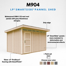 Timbela Gartenhaus mit LP® SmartSide® M904 – 236 x 368 cm – 9 m2 – Bild 6