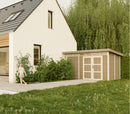 Timbela Gartenhaus mit LP® SmartSide® M904A – 236 x 368 cm – 9 m2 – Bild 5