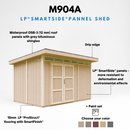 Timbela Gartenhaus mit LP® SmartSide® M904A – 236 x 368 cm – 9 m2 – Bild 7