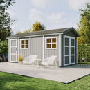 Timbela Gartenhaus mit LP® SmartSide® M915C – 236 x 486 cm – 11 m2 – Bild 1