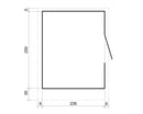 Timbela Verkaufsstand LP® SmartSide® M950 – 236 x 250 cm – 6 m2 – Bild 10