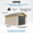 Timbela Garage LP® SmartSide® M990B – 354 x 368 cm – 13 m2 – Bild 10