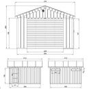 Timbela Garage LP® SmartSide® M990B – 354 x 368 cm – 13 m2 – Bild 11
