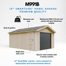 Timbela Garage LP® SmartSide® M991B – 354 x 486 cm – 17 m2 – Bild 9