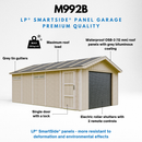 Timbela Garage LP® SmartSide® M992B – 354 x 604 cm – 21 m2 – Bild 9