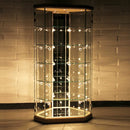 Form Department MALL.A17 – Standvitrine aus Glas, 6-Eck