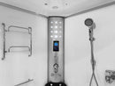 Mazur MO-08135S WEISS Duschkabine mit Badewanne und Hydromassage- + Dampfsaunafunktion 135 x 135 x 220 cm