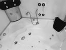 Mazur MO-08135 WEISS Duschkabine mit Badewanne und Hydromassage 135 x 135 x 220 cm
