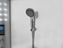 Mazur MO-08135S WEISS Duschkabine mit Badewanne und Hydromassage- + Dampfsaunafunktion 135 x 135 x 220 cm