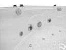 Mazur MO-08135S WEISS Duschkabine mit Badewanne und Hydromassage- + Dampfsaunafunktion 135 x 135 x 220 cm
