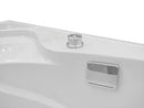 Mazur MO-08135 WEISS Duschkabine mit Badewanne und Hydromassage 135 x 135 x 220 cm