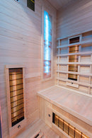 Mazur MO-EA2RS Infrarotsauna mit Himalaya-Salzsteinen 120 x 105 x 190 cm