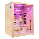 Mazur MO-EA3RS Infrarotsauna mit Himalaya-Salzsteinen 150 x 120 x 190 cm