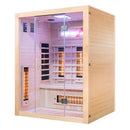 Mazur MO-EA3RS Infrarotsauna mit Himalaya-Salzsteinen 150 x 120 x 190 cm