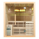 Mazur MO-EA4-I Trockensauna mit HARVIA 6 kW Ofen, Salzstein und Wandisolierung 180 x 160 x 200 cm
