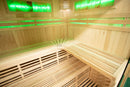 Mazur MO-EA4-I Trockensauna mit HARVIA 6 kW Ofen, Salzstein und Wandisolierung 180 x 160 x 200 cm
