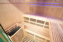 Mazur MO-EA4-I Trockensauna mit HARVIA 6 kW Ofen, Salzstein und Wandisolierung 180 x 160 x 200 cm