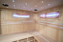 Mazur MO-EA4-II Trockensauna mit HARVIA 6 kW Ofen, Salzstein und Wandisolierung 180 x 160 x 200 cm