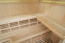 Mazur MO-EA4-II Trockensauna mit HARVIA 6 kW Ofen, Salzstein und Wandisolierung 180 x 160 x 200 cm
