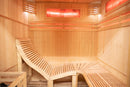 Mazur MO-EA4-L Trockensauna mit HARVIA 6 kW Ofen, Salzstein und Wandisolierung 180 x 160 x 200 cm