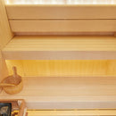 Mazur MO-EA4S LUX Trockensauna mit HARVIA 8 kW Heizgerät, Salzstein und Wandisolierung 180 x 180 x 200 cm