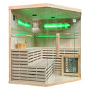 Mazur MO-EA4CS Trockensauna mit HARVIA 6 kW Ofen, Salzstein und Wandisolierung 180 x 180 x 200 cm