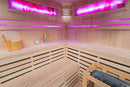 Mazur MO-EA4CS Trockensauna mit HARVIA 6 kW Ofen, Salzstein und Wandisolierung 180 x 180 x 200 cm