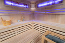Mazur MO-EA4CS Trockensauna mit HARVIA 6 kW Ofen, Salzstein und Wandisolierung 180 x 180 x 200 cm
