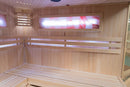 Mazur MO-EA4CS Trockensauna mit HARVIA 6 kW Ofen, Salzstein und Wandisolierung 180 x 180 x 200 cm