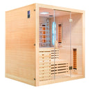 Mazur MO-EA4RS Infrarotsauna mit Himalaya-Salzsteinen 180 x 160 x 200 cm