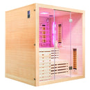 Mazur MO-EA4RS Infrarotsauna mit Himalaya-Salzsteinen 180 x 160 x 200 cm